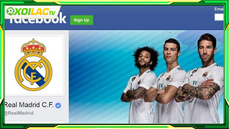 Câu lạc bộ có lượng người theo dõi nhiều nhất - Real Madrid (270,7 triệu người theo dõi)